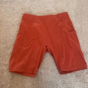 Spandex bike shorts